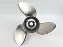 Johnson Evinrude OMC Viper Stainless Steel 3 Blade Prop Propeller 14 1/2" x 21P