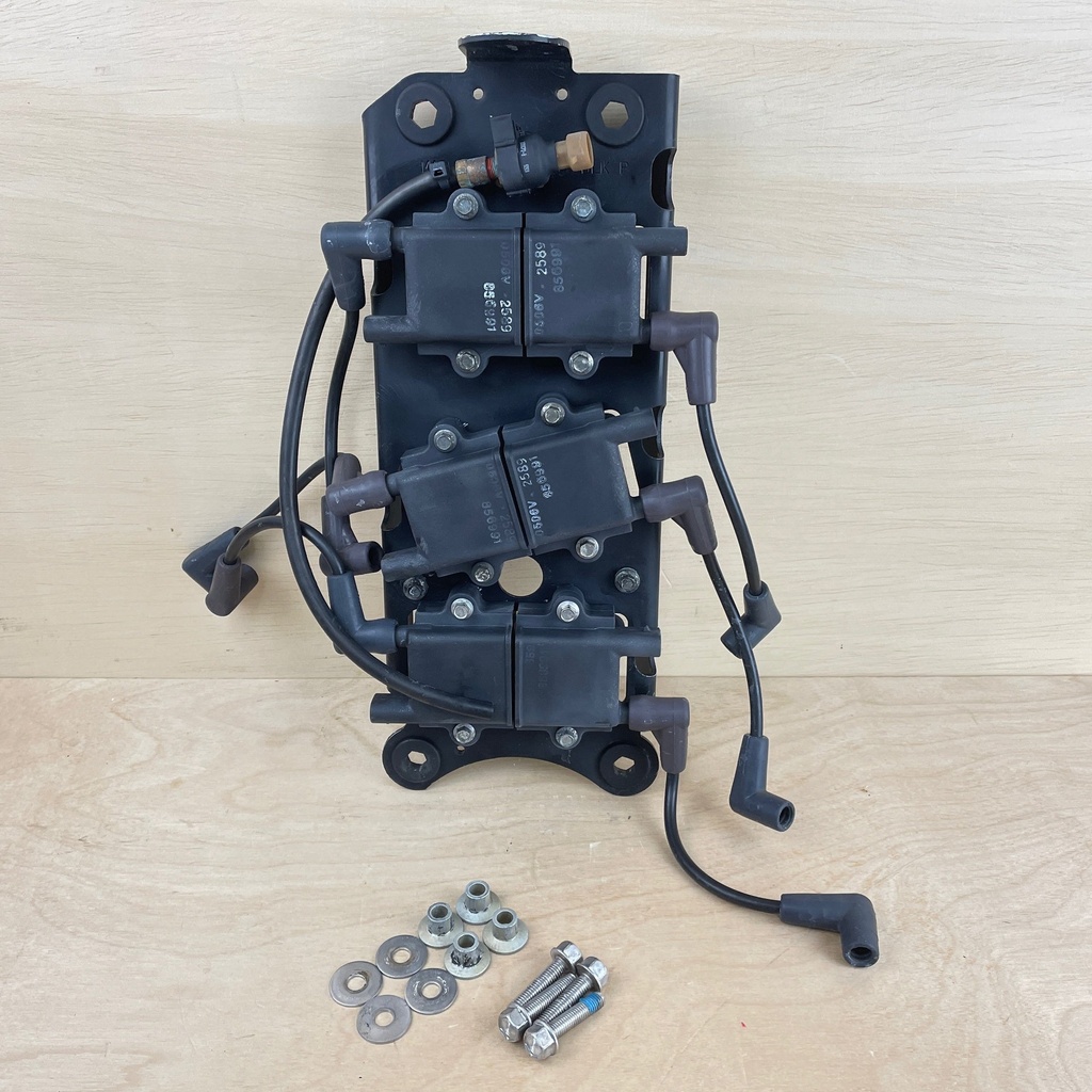 2000 Mercury 200HP Optimax DFI Ignition Coil Kit With Plate 856991A1 850295T4