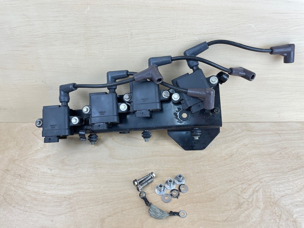 2006 Mercury 50HP 4 Stroke Outboard Ignition Coil Set of 4 With Mounting Plate 879984T00