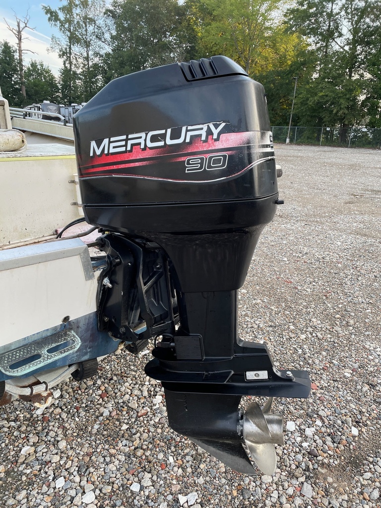 1998 Mercury 90HP Outboard Engine 20" Shaft 2 Stroke