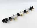 2007 Honda 135 HP 4 Stroke Outboard Fuel Injector Set W/ Rail 16450-ZY6-003 OEM