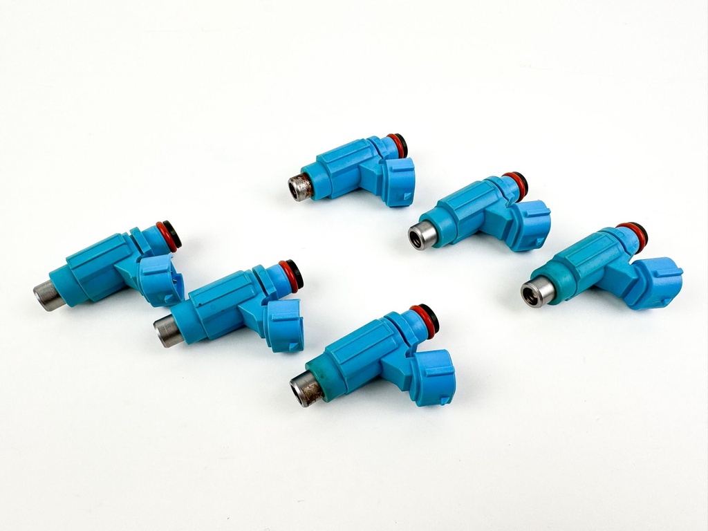 2007 Suzuki 250 HP 4 Stroke Outboard Fuel Injector Set 15710-93J00 Cleaned & Tested