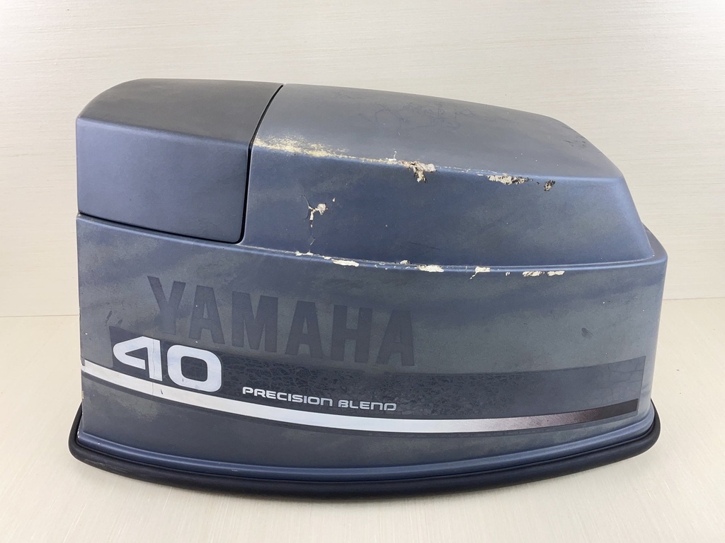 1997 Yamaha 40HP 2 Stroke Outboard Top Cowling Cover Assembly 6H4-42610-P2-4D