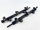 2013 Yamaha 250 HP 4 Stroke Outboard Fuel Injector Set W/ Rail 6AW-13761-00-00 OEM