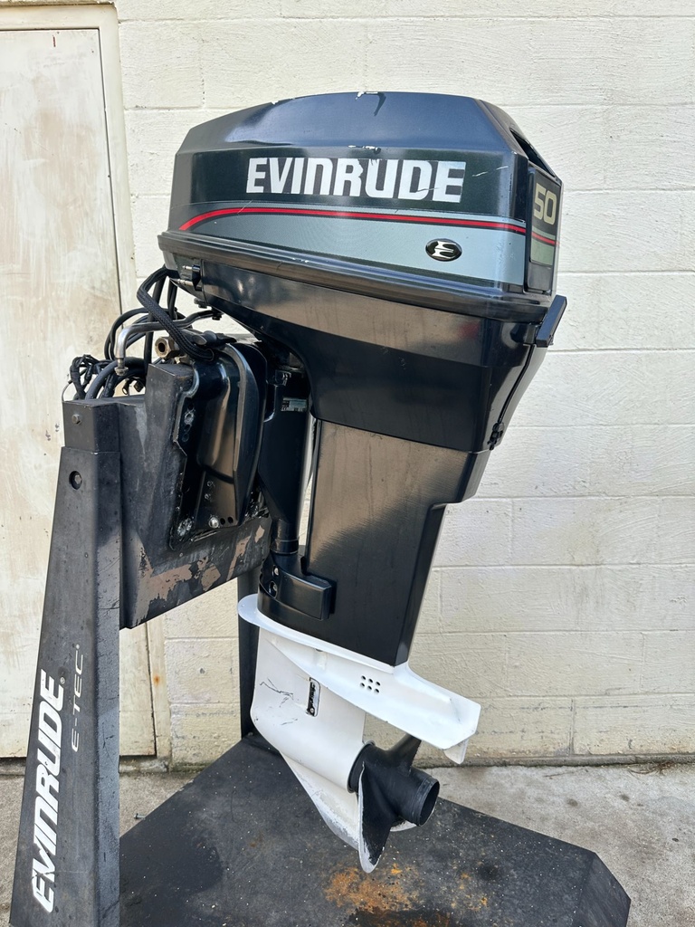 1997 Evinrude 50HP 2 Stroke Outboard Engine W/ 20" Shaft - Just Serviced