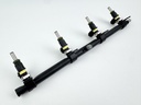2017 Mercury 150 HP 4 Stroke Outboard Fuel Injector Set W/ Rail 8M6000652 OEM