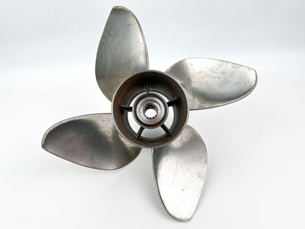 Honda Stainless Steel Prop Propeller 4 Blade Stainless Steel 15 1/4" X 15P LH