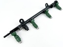 2019 Yamaha 150 HP 4 Stroke Outboard Fuel Injector Set W/ Rail 63P-13761-01-00 Cleaned