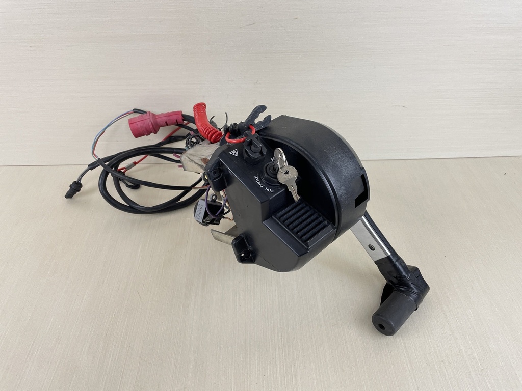 Johnson Evinrude OMC Top Mount Control Box Binnacle 8 Pin Red Plug