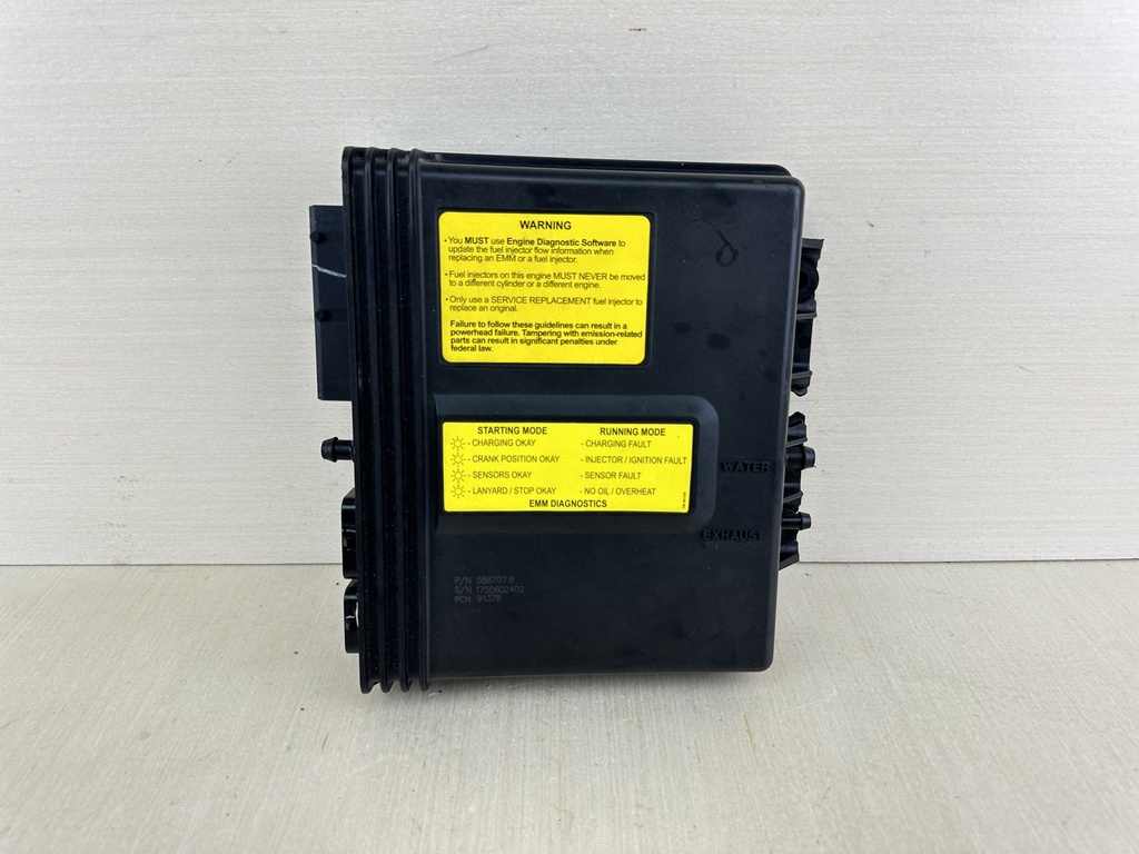 2007 Evinrude 150HP Etec 2 Stroke Outboard EMM ECU Computer 0586707 E150DCXSUF