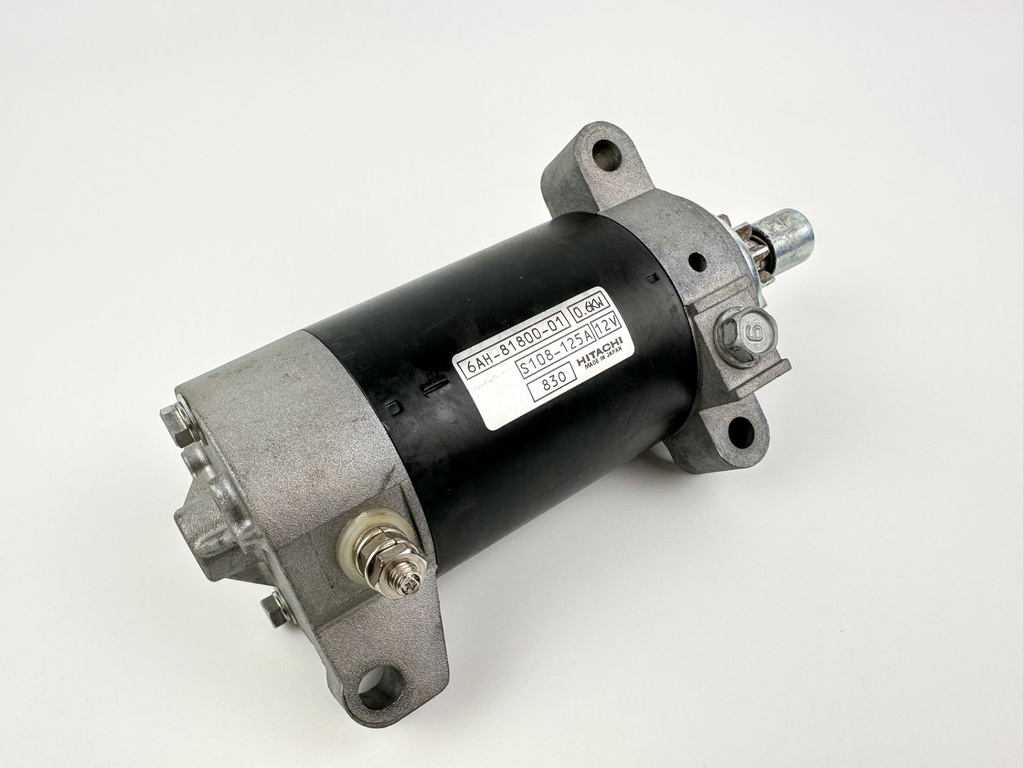 2018 Yamaha 25 HP 4 Stroke Outboard Starter Motor 6AH-81800-01-00 OEM