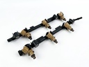 2005 Yamaha 250 HP 4 Stroke Fuel Injector Set W/ Rail 6P2-13761-00-00 Cleaned