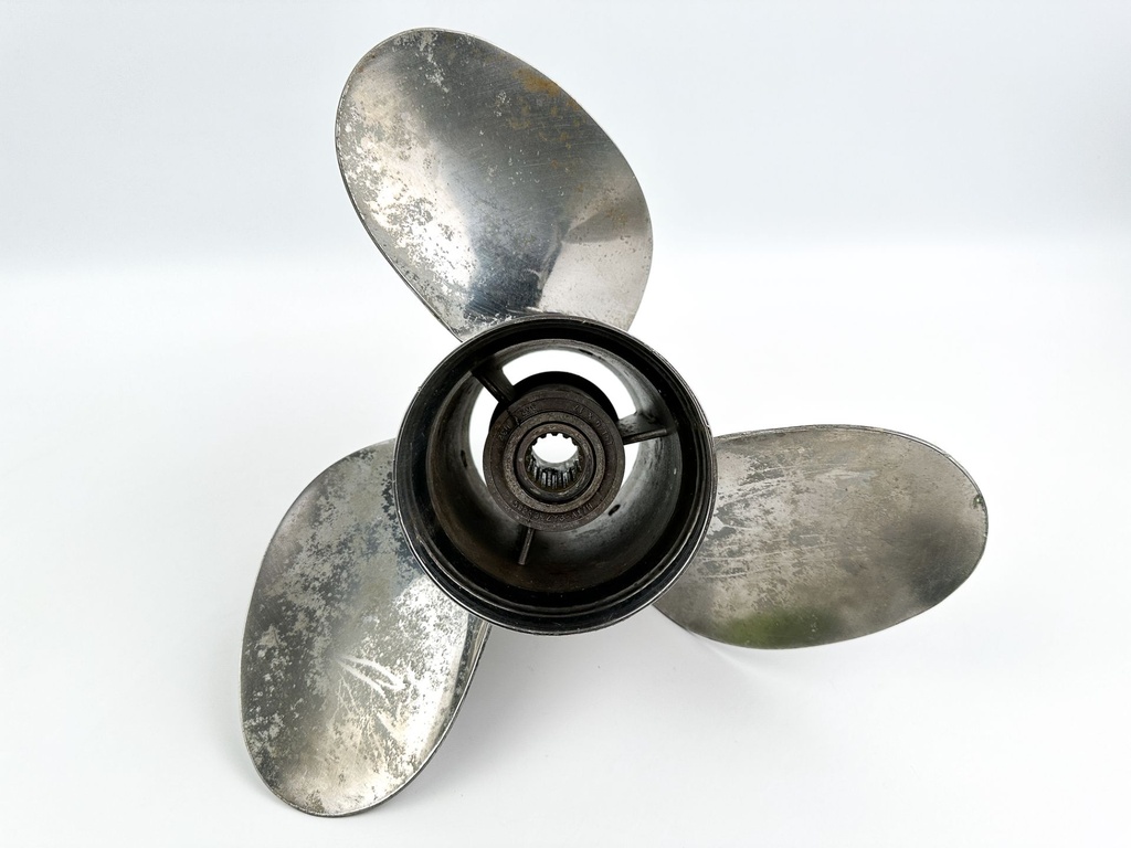 Honda 3 Blade Stainless Steel Prop Propeller 14 1/4" x 17P 58233-ZY3-A17H