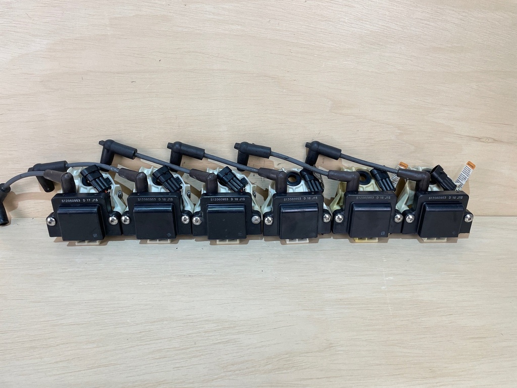 Evinrude Etec G2 150HP Outboard Ignition Coil Assemblys With Brackets Set of 6