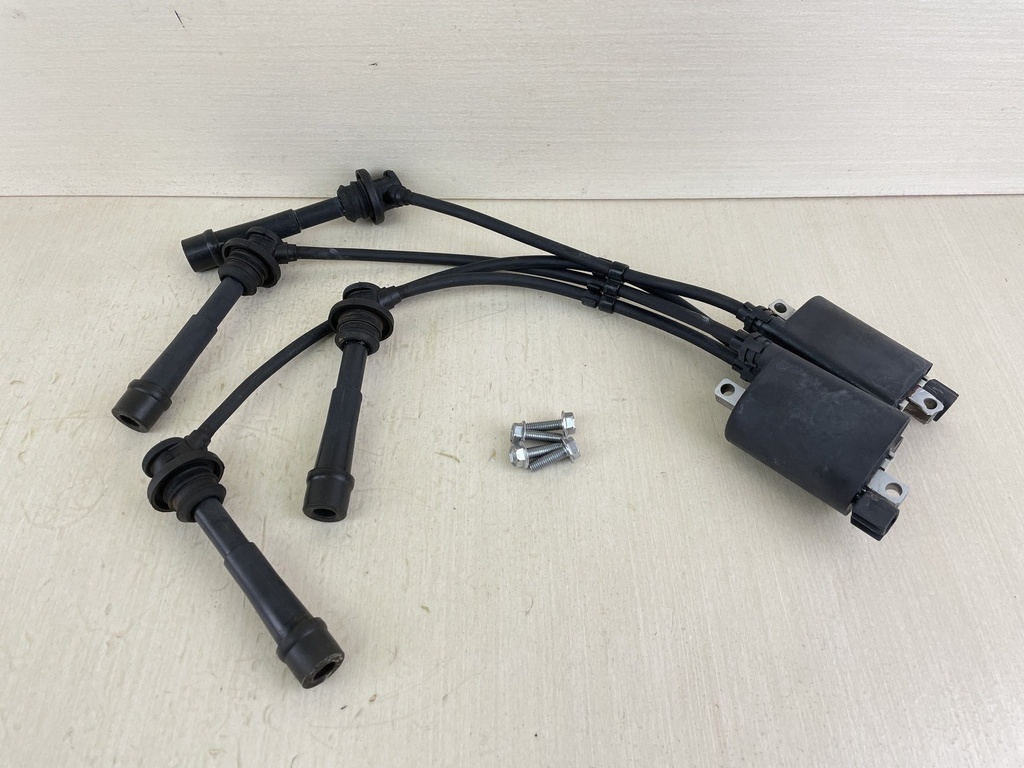 2007 Suzuki 140HP DF140 4 Stroke Outboard Ignition Coil Set With Plug Wires