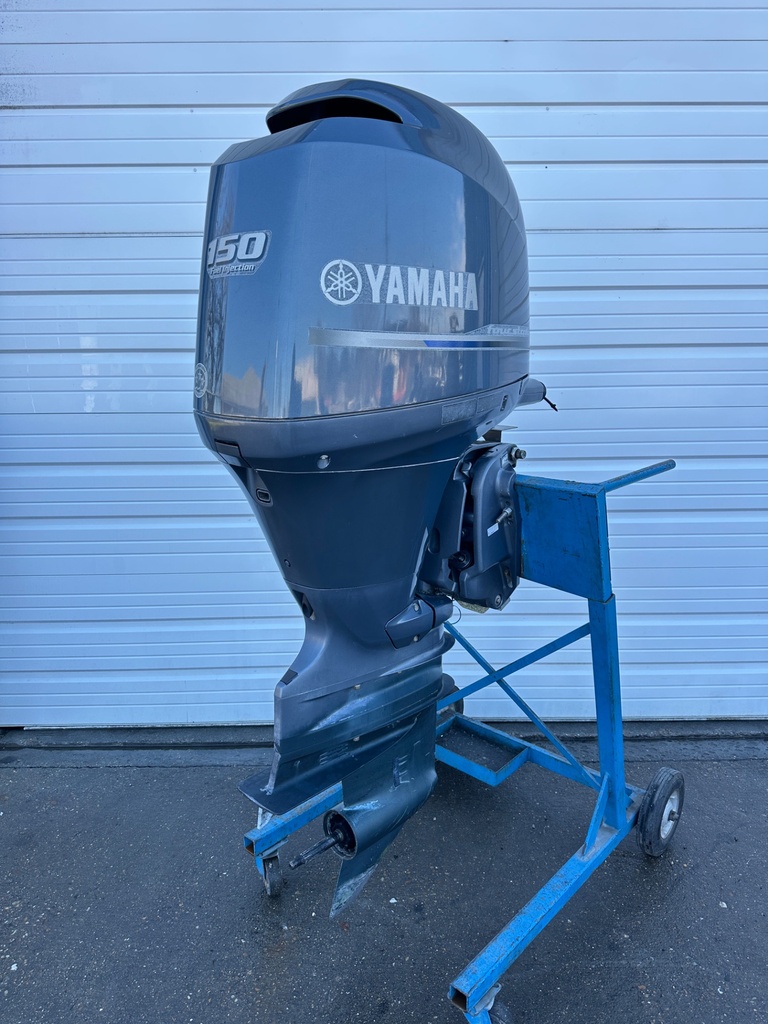 2012 Yamaha F150 150HP 4 Stroke Outboard Engine W/ 25" Shaft - Recently Serviced