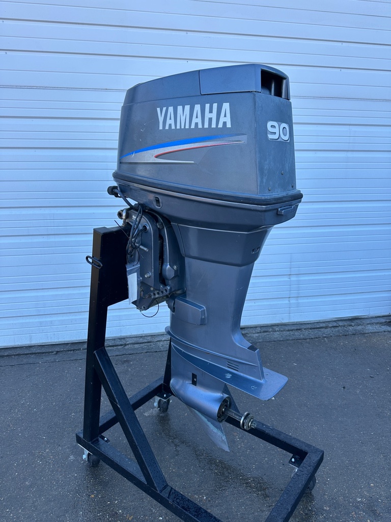 2004 Yamaha 90HP 2 Stroke Outboard Engine W/ 20" Shaft - Serviced