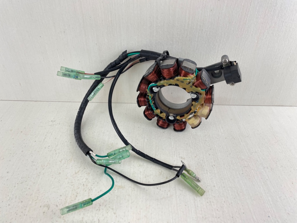 1997 Yamaha 9.9 HP 4 Stroke Outboard Stator Base Magneto Assembly 6G8-85510-01-00