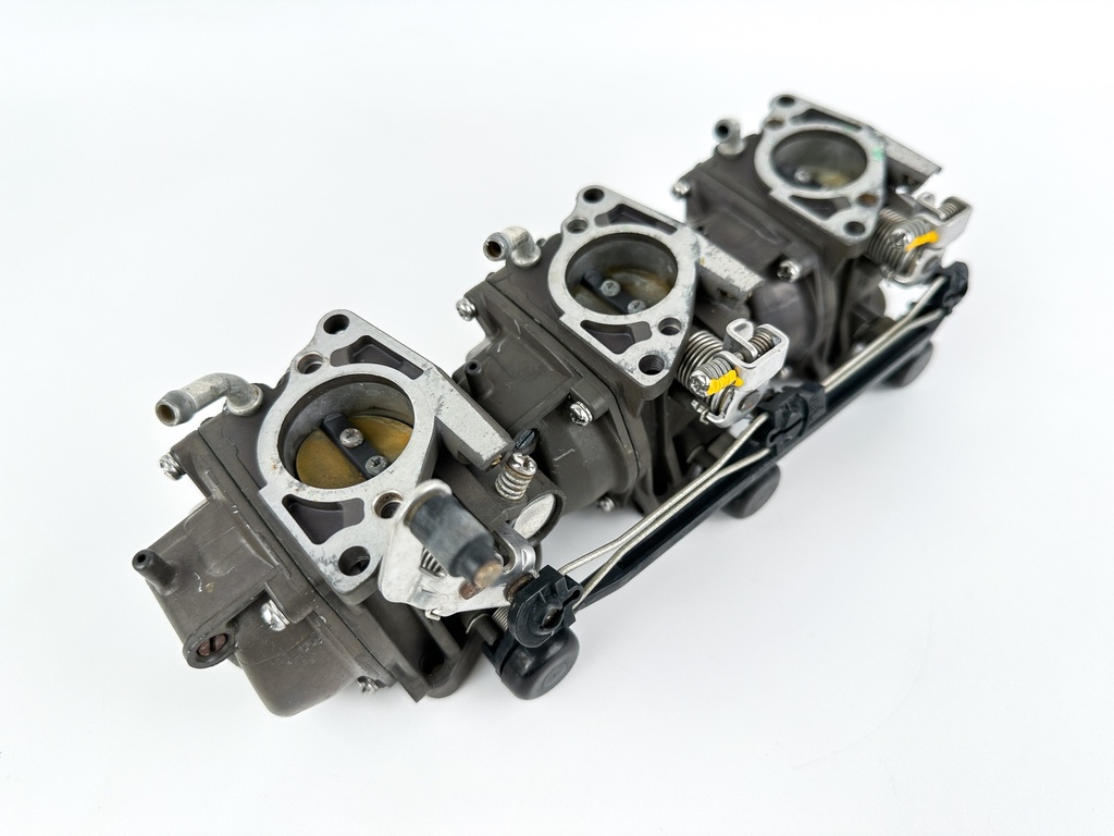 2002 Honda 50 HP 4 Stroke Outboard Carburetor Set, For Parts 16100-ZW4-D23ZA OEM