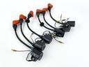 2005 Yamaha 150 HP 2 Stroke Outboard Ignition Coil Set 6E3-82370-21-00 Tested