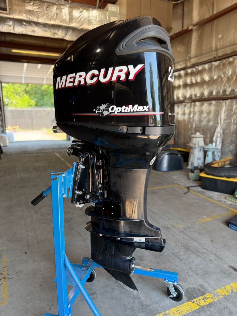 2014 Mercury 200HP Optimax 2 Stroke Outboard Engine - 25" Shaft - 113 Hours