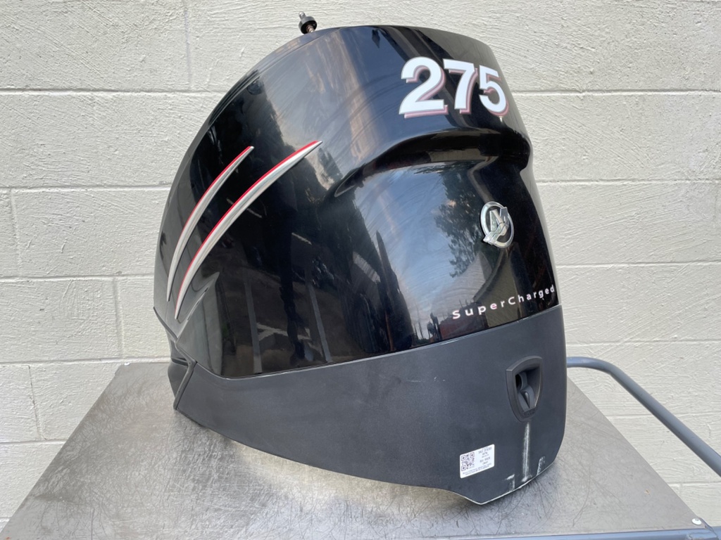 Mercury 275HP Verado Outboard Rear Cowling Assembly Black 8M0100175 885358T02