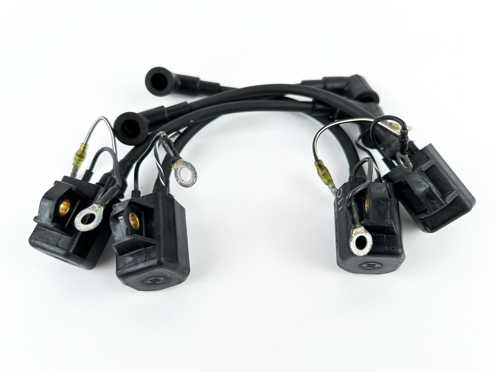 2001 Yamaha 115 HP 2 Stroke Outboard Ignition Coil Set 6R3-85570-01-00 OEM