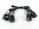 2001 Yamaha 115 HP 2 Stroke Outboard Ignition Coil Set 6R3-85570-01-00 OEM
