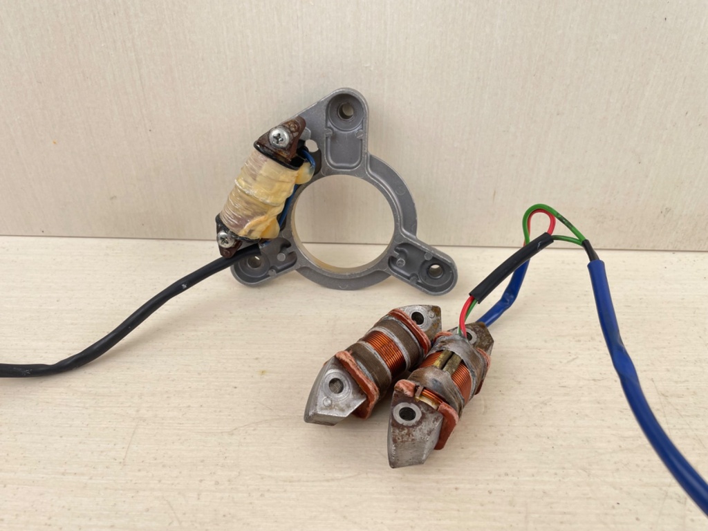 2008 Yamaha 70HP 2 Stroke Outboard Charge Lighting Coil Pulser Coil Set 6H2-85520-01-00