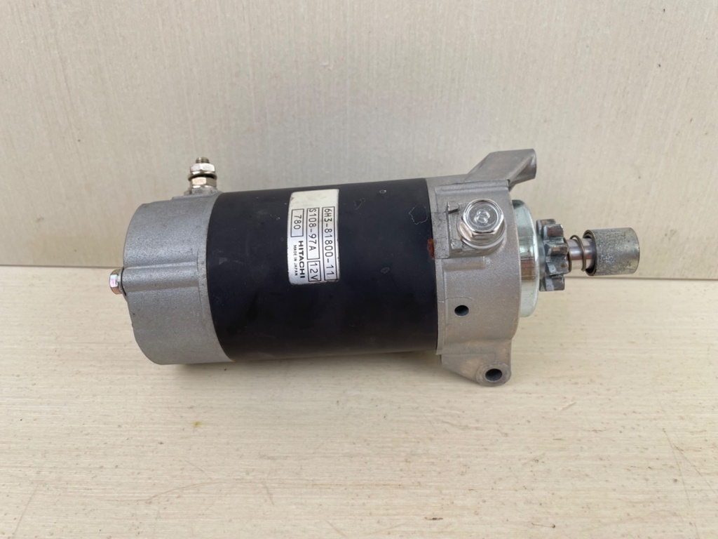 2008 Yamaha 70HP 2 Stroke Outboard Starter Motor Assembly 6H3-81800-11-00