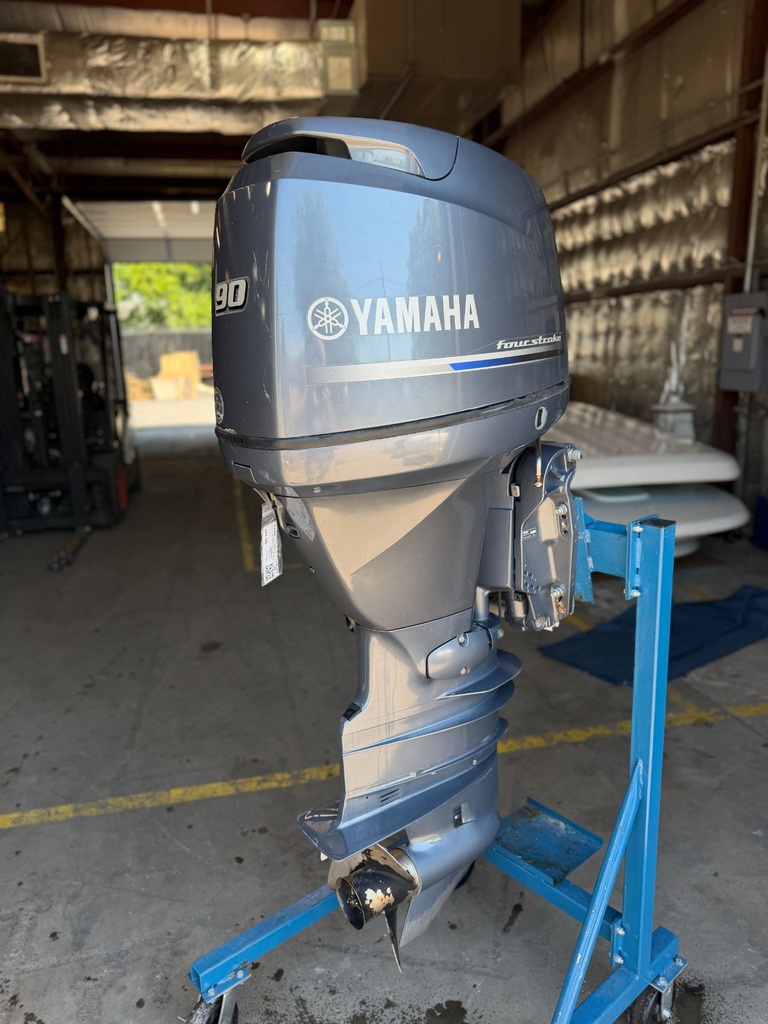 2015 Yamaha F90 90HP F90XA 4 Stroke Outboard Engine 25" - 218 Hours