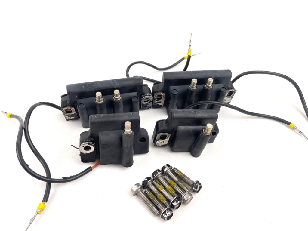 2006 Evinrude 225 HP 2 Stroke Outboard Ignition Coil Set 0586857 0586854 OEM