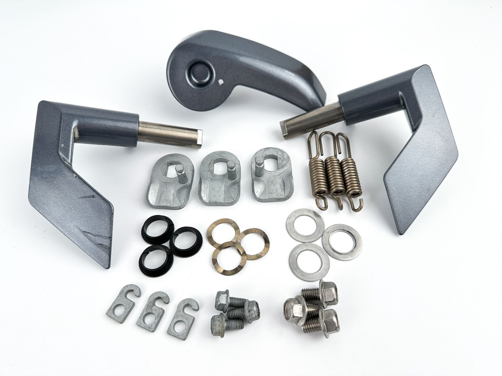 2014 Yamaha 200 HP 4 Stroke Outboard Latch Handle Set 6DA-42816-00-8D OEM