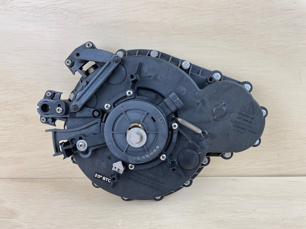 1997 Johnson 115HP Outboard Flywheel Cover With Timing Wheel 0513917 0433581