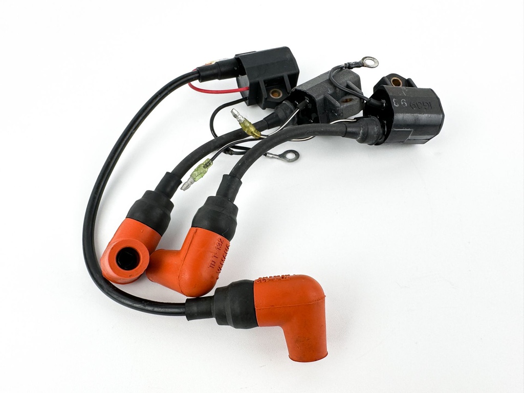 2001 Yamaha 90 HP 2 Stroke Outboard Ignition Coil Set 697-85570-00-00 OEM