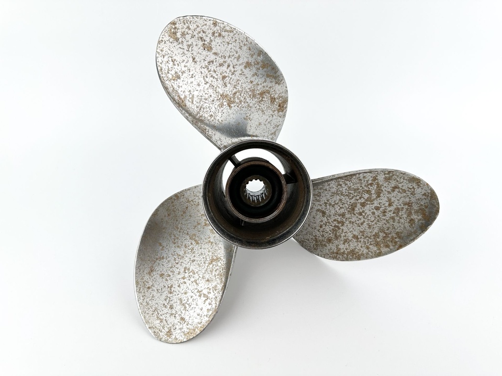 Suzuki Stainless Steel 3 Blade Propeller Prop 14" X 20P Right Hand Standard