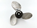 Suzuki Stainless Steel 3 Blade Propeller Prop 14" X 20P Right Hand Standard