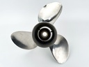 Solas Stainless Steel Propeller Prop 3 Blade 13" X 19P Left Hand Counter