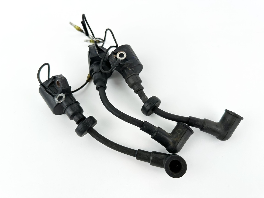 2002 Yamaha 50 HP 2 Stroke Outboard Ignition Coil Set 6H5-85570-00-00 OEM