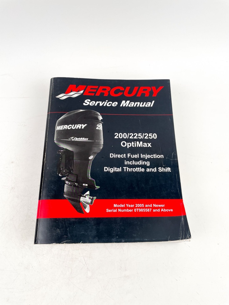 OEM Mercury 200/225/250 OptiMax Service Manual 90-856252T00