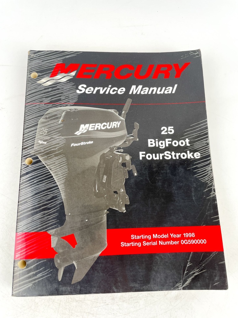 Mercury Service Manual 25 BigFoot FourStroke Start1 998 90-854785R2
