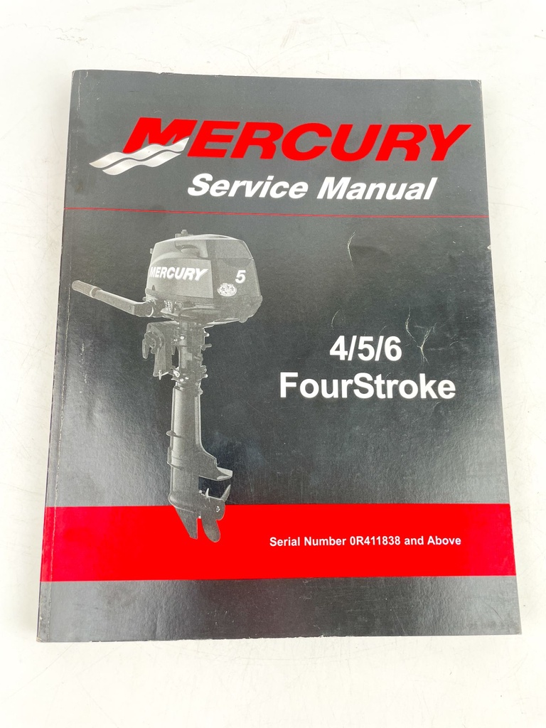 2011 Mercury Marine 4/5/6 FourStroke Factory Service Manual 90-879276001