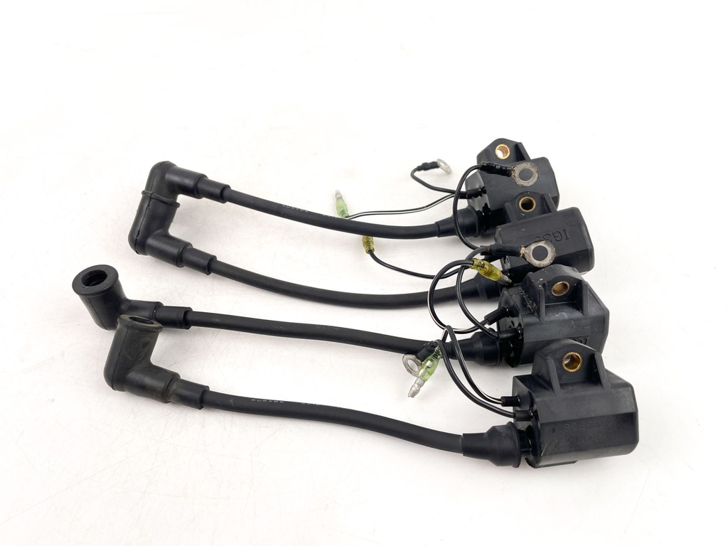 1996 Yamaha 115 HP 2 Stroke Outboard Ignition Coil Set 6R3-85570-01-00 OEM