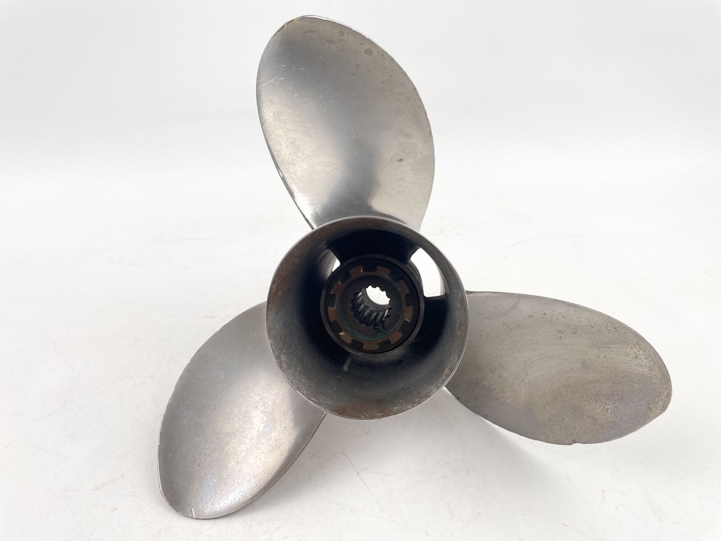 Mercury Quicksilver Laser II 20P Stainless Steel Prop Propeller 48-16990A40