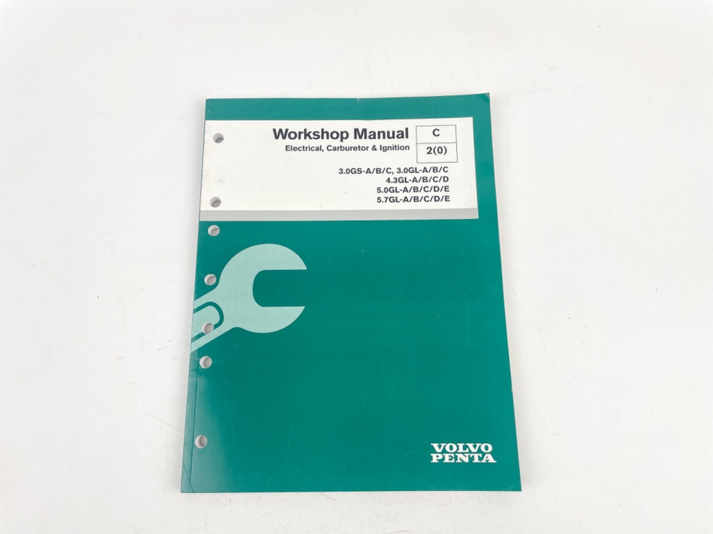 Volvo Penta Workshop Manual C 2 3.0 GS-A 4.3gl 5.0 Gl 5.7GL 7743454