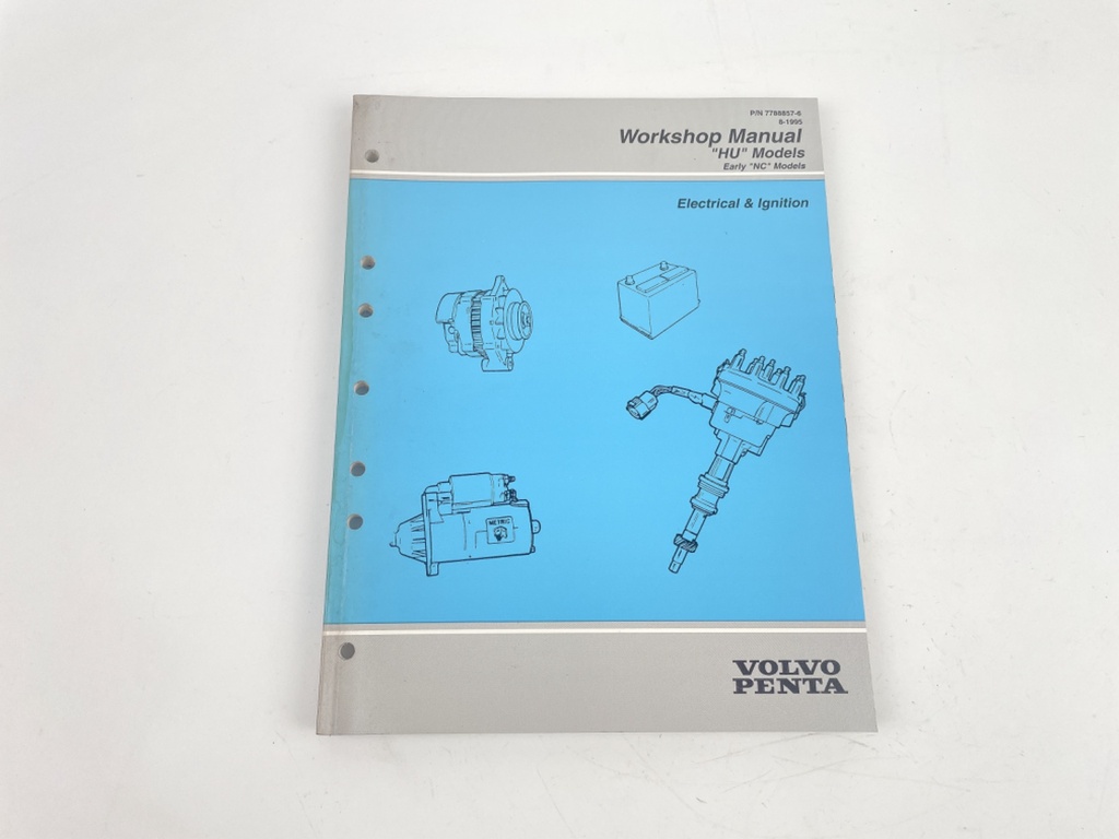 Volvo Penta Workshop Manual, Electrical & Ignition, HU Models 7788857-6