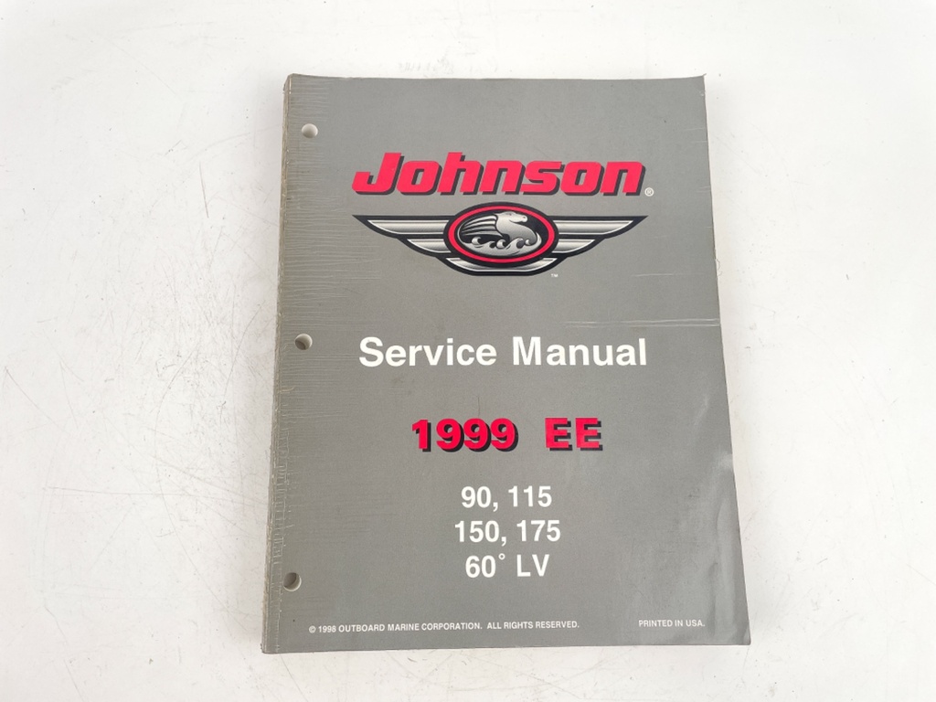 1999 Johnson Outboard Service Repair Manual EE 90 115 150 175 HP 60° LV 787031