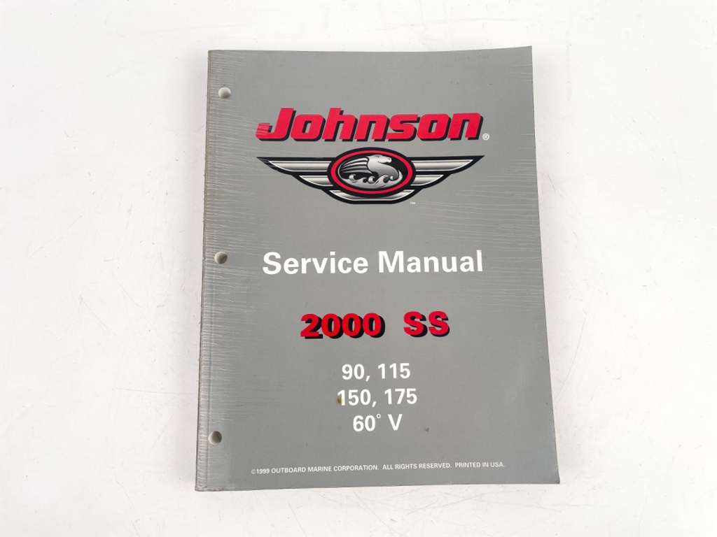 2000 OMC Johnson SS 60° V 90 115 150 175 Service Manual 787070