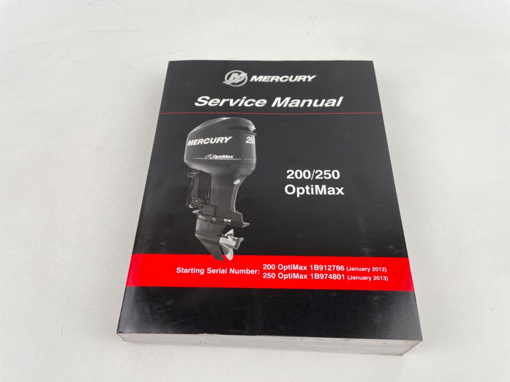 2013 Mercury Outboard 200/250 OptiMax Factory Service Manual 90-8M0077343