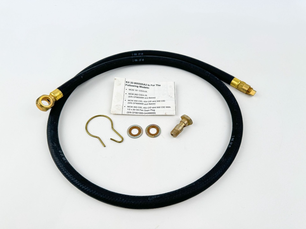 Mercury - Mercruiser 32-805505A Hose Kit Oil Drain OEM